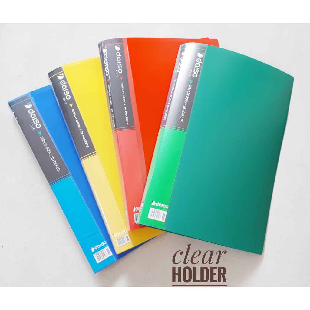 Clear Holder Pocket isi 20 Lbr